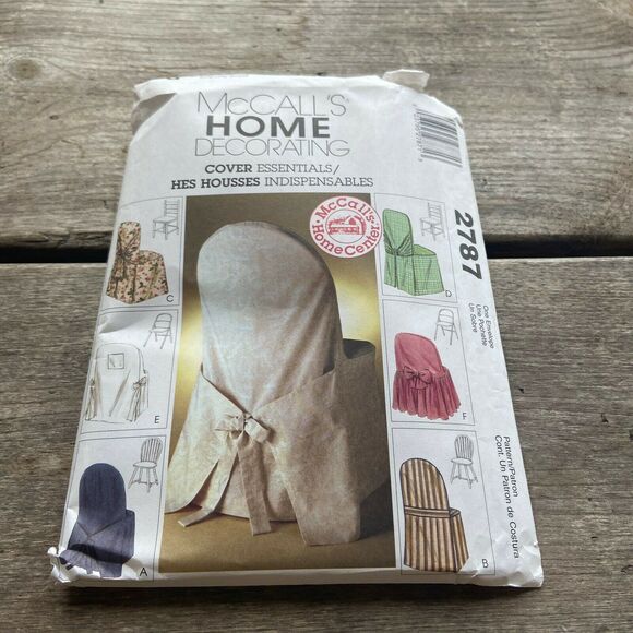 McCall's Home Decorating Chair Cover Essentials Uncut FF 2787 Folding Ladder - Picture 1 of 4